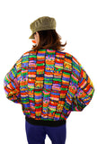 Radical Rainbow Patty Bomber - Vintage Shop - Hunt and Gather San Diego - Festival Fashion