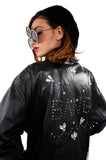 Going Out with a Bang! Studded Leather Jacket - Vintage Shop - Hunt and Gather San Diego - Festival Fashion