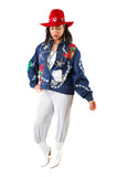 Rhinestone Rodeo Denim Jacket - Vintage Shop - Hunt and Gather San Diego - Festival Fashion