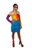 Take Me Out Tonight Turquoise Skirt