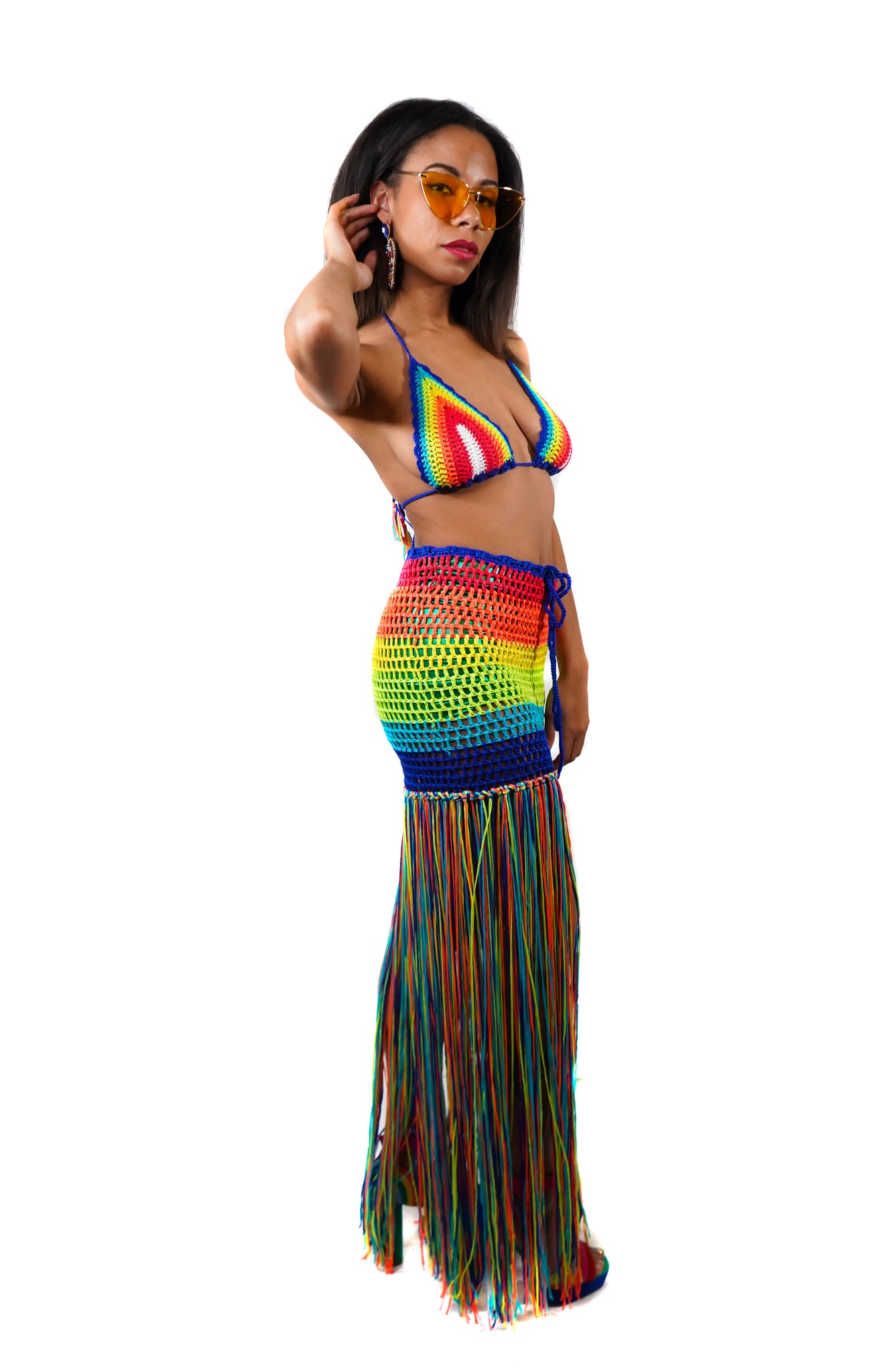 Somewhere Over the Rainbow Crochet 2 Piece