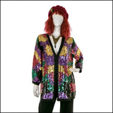 Sequined Joseph Le Bon Coat - Vintage Shop - Hunt and Gather San Diego - Festival Fashion