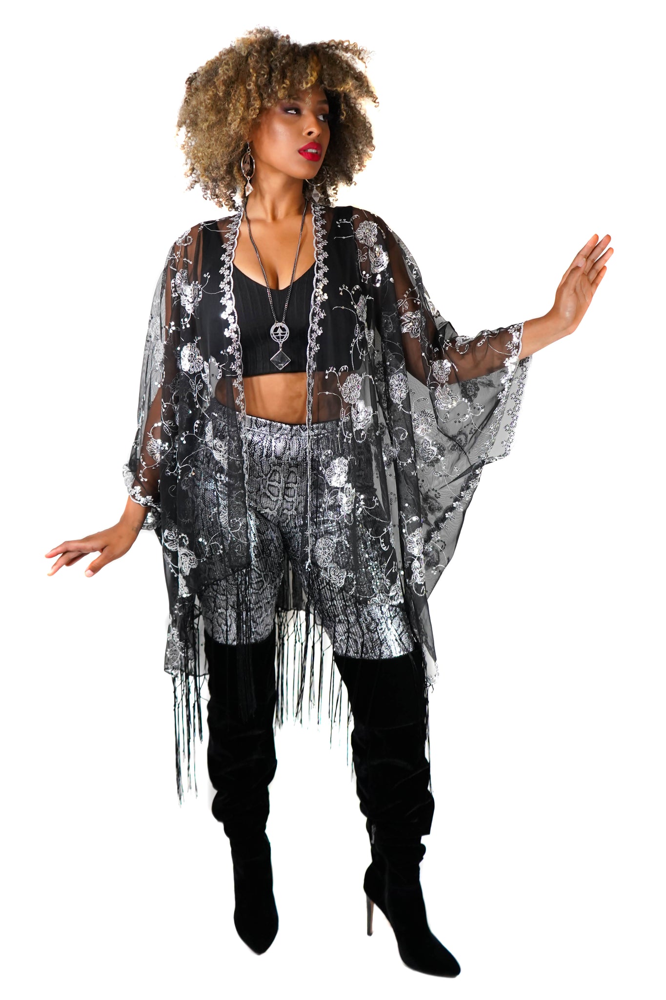 Swoon Over My Sequin Sparkle Robe