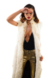 Silver Lining Fox Fur Vest - Vintage Shop - Hunt and Gather San Diego - Festival Fashion