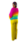 Rainbow Piñata Sweater - Vintage Shop - Hunt and Gather San Diego - Festival Fashion